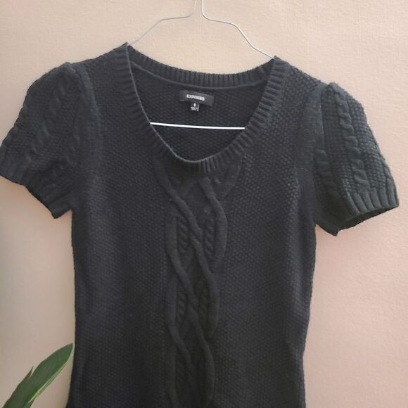 Express Knit Black Top - Picture 2 of 8